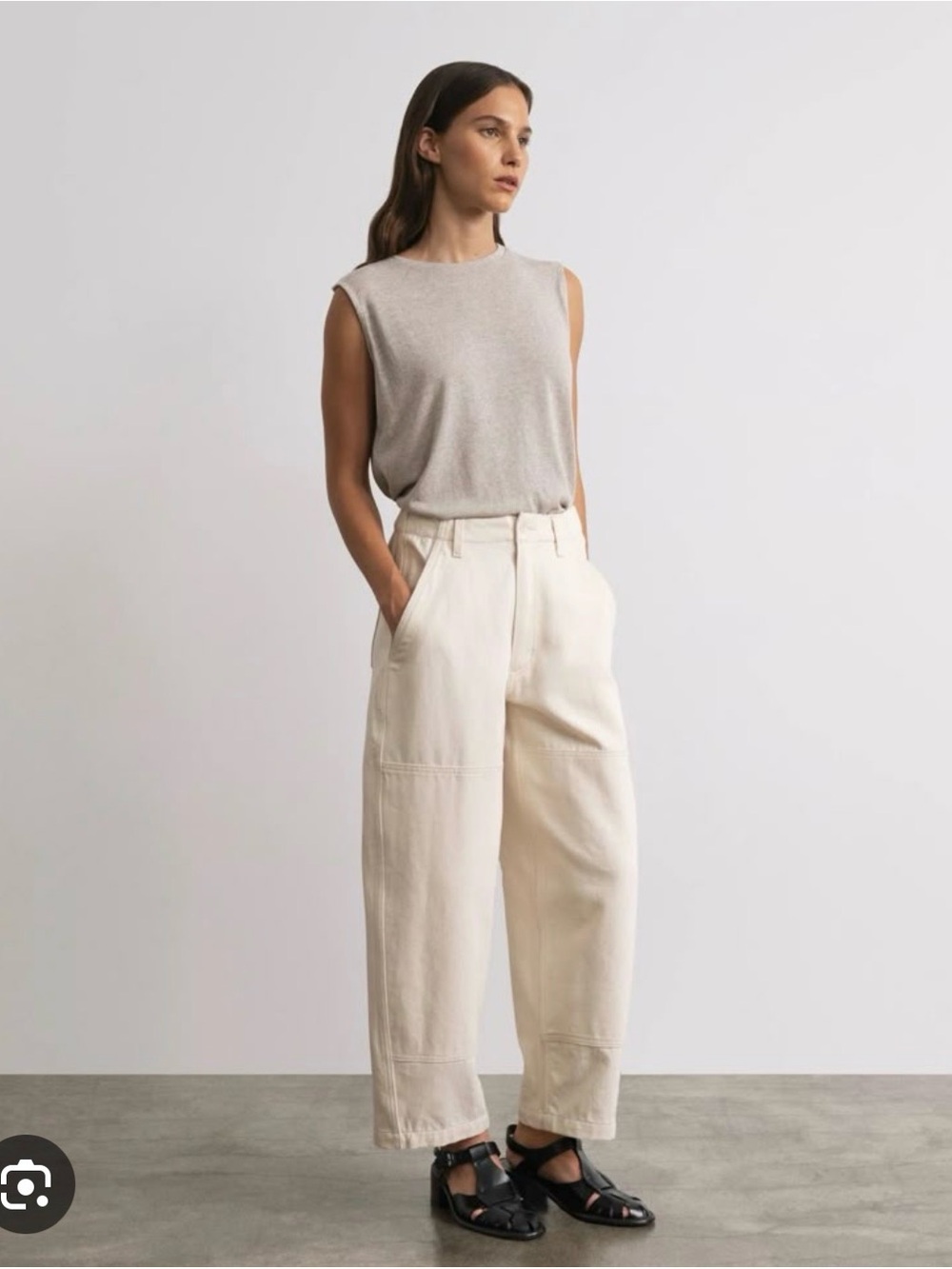 Ozma Jardin Pant in putty